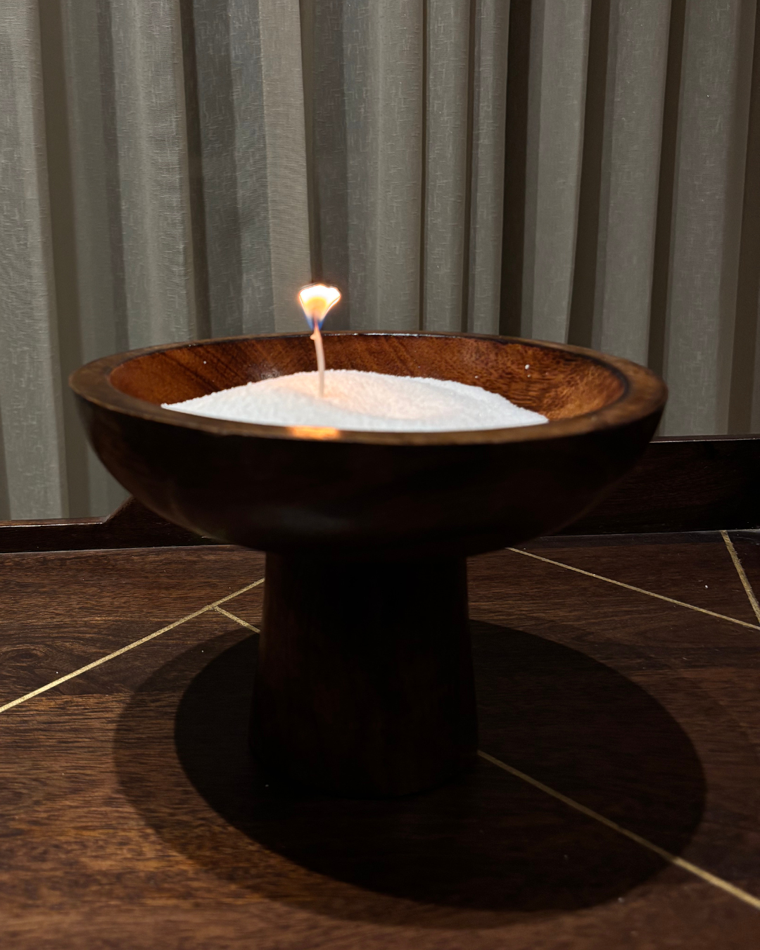 Glow Grains Wooden Bowl