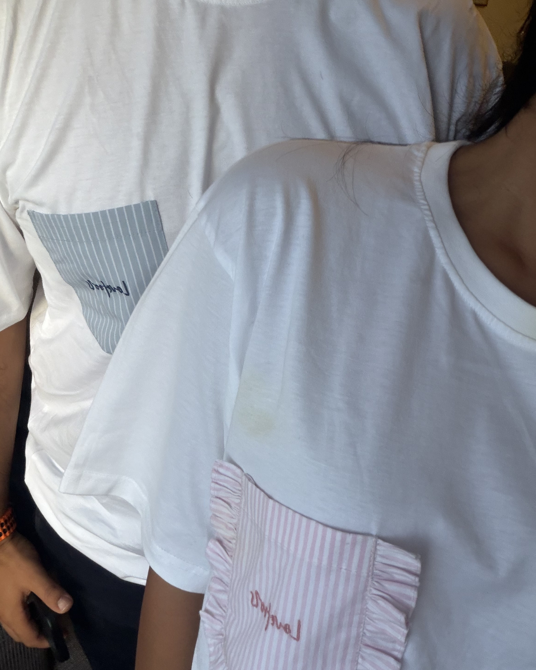 Title: Lovefools Couple Pocket T-Shirt Set