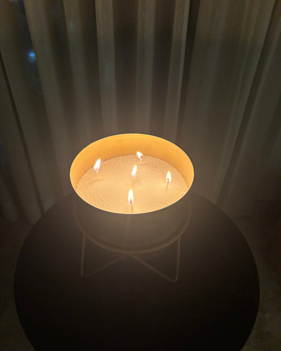 Glow Grains Metallic Planter Set