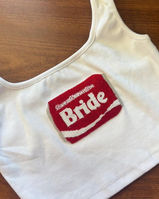 Beaded Coke Tank Top