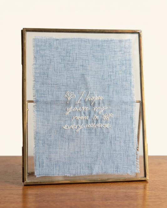 A4 Custom Embroidered Keepsake Frame