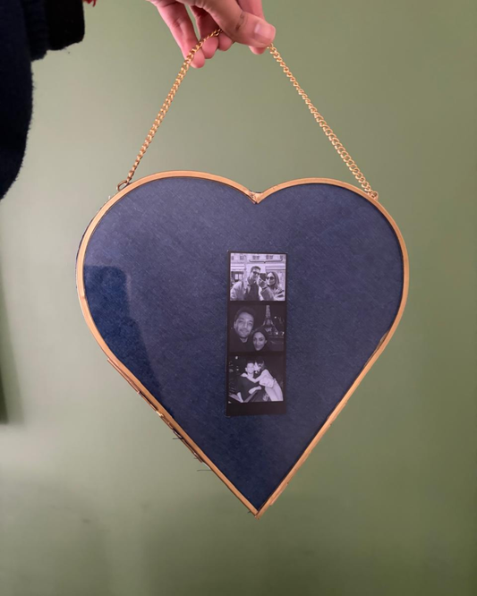 Denim Heart Frame