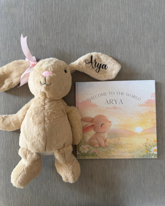 Welcome to the world book with bunny