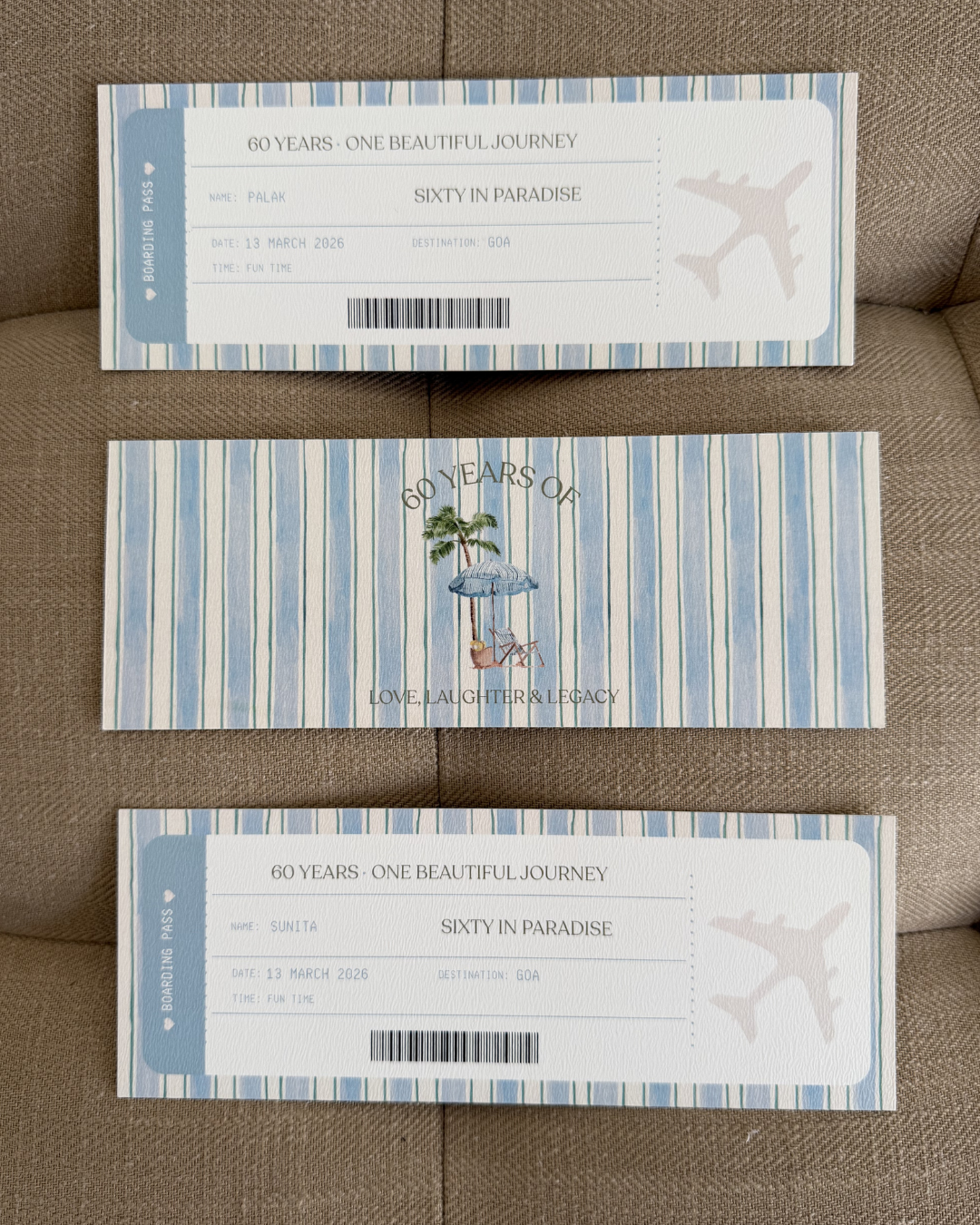Customised Boarding Pass