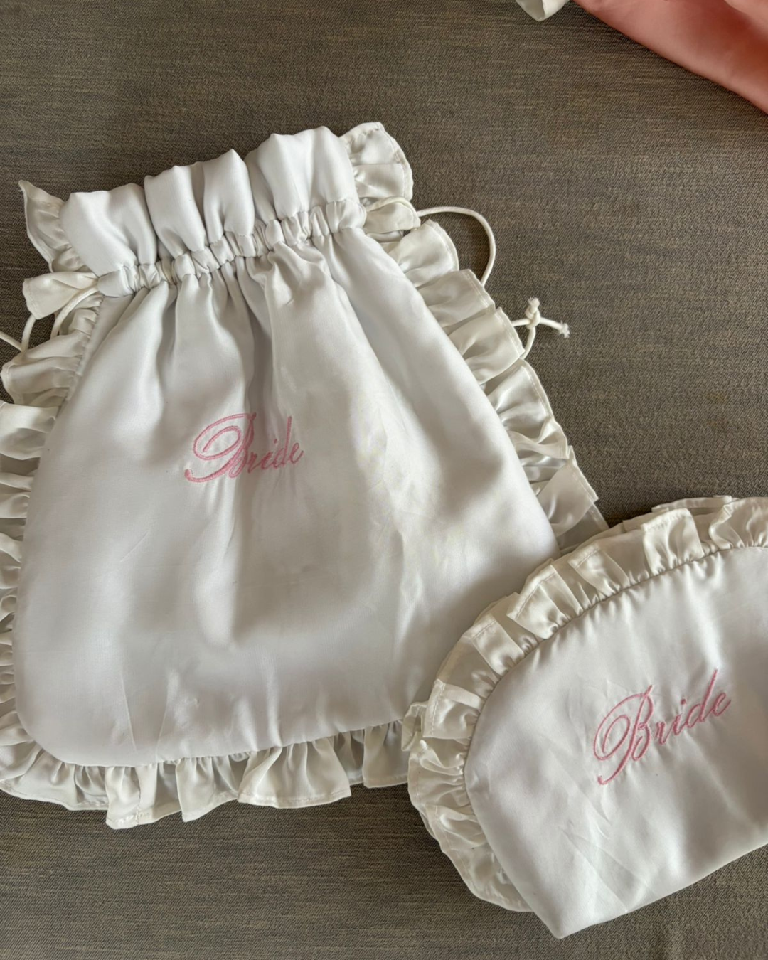 Bridal Satin Pouches