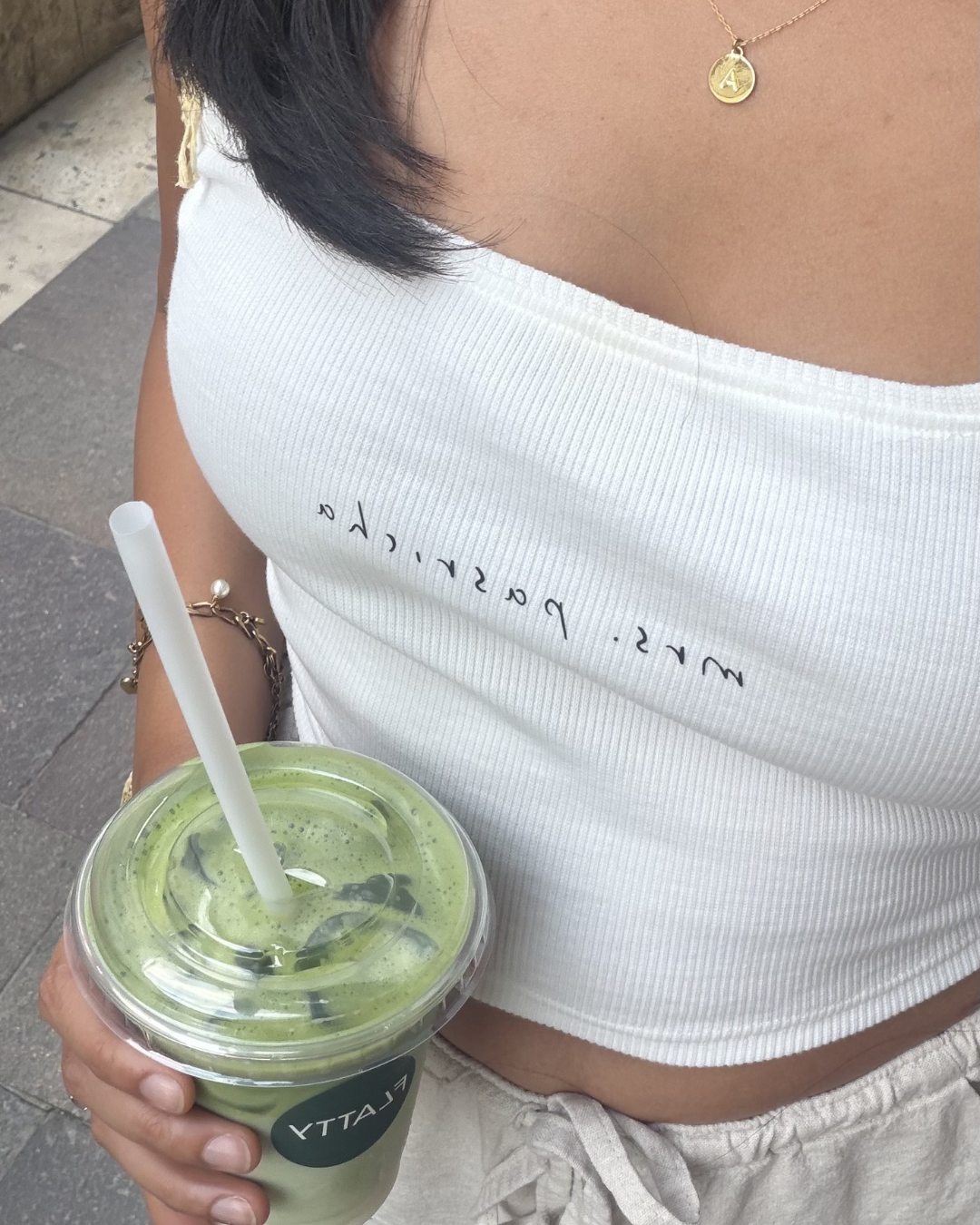 Custom Surname Ribbed Tank Top