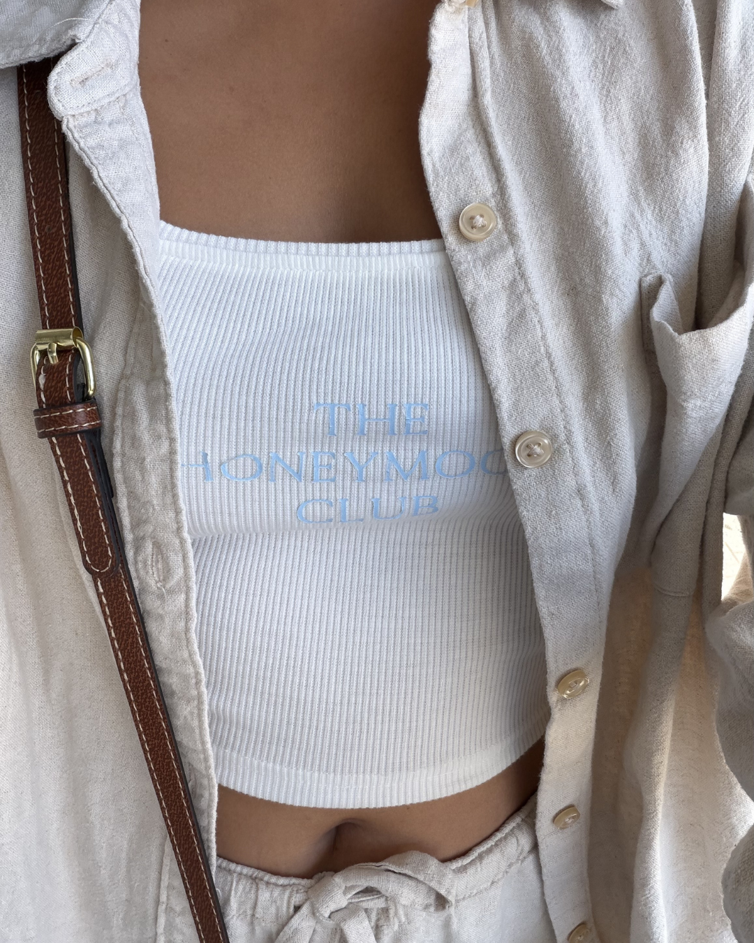 Custom Surname Ribbed Tank Top