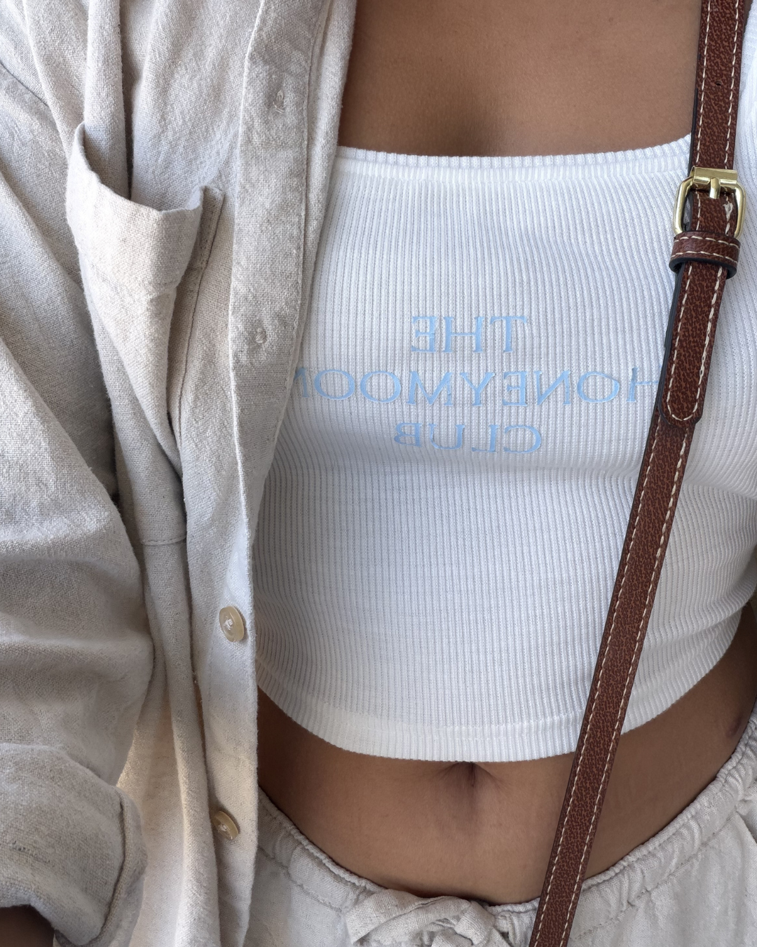 Custom Surname Ribbed Tank Top