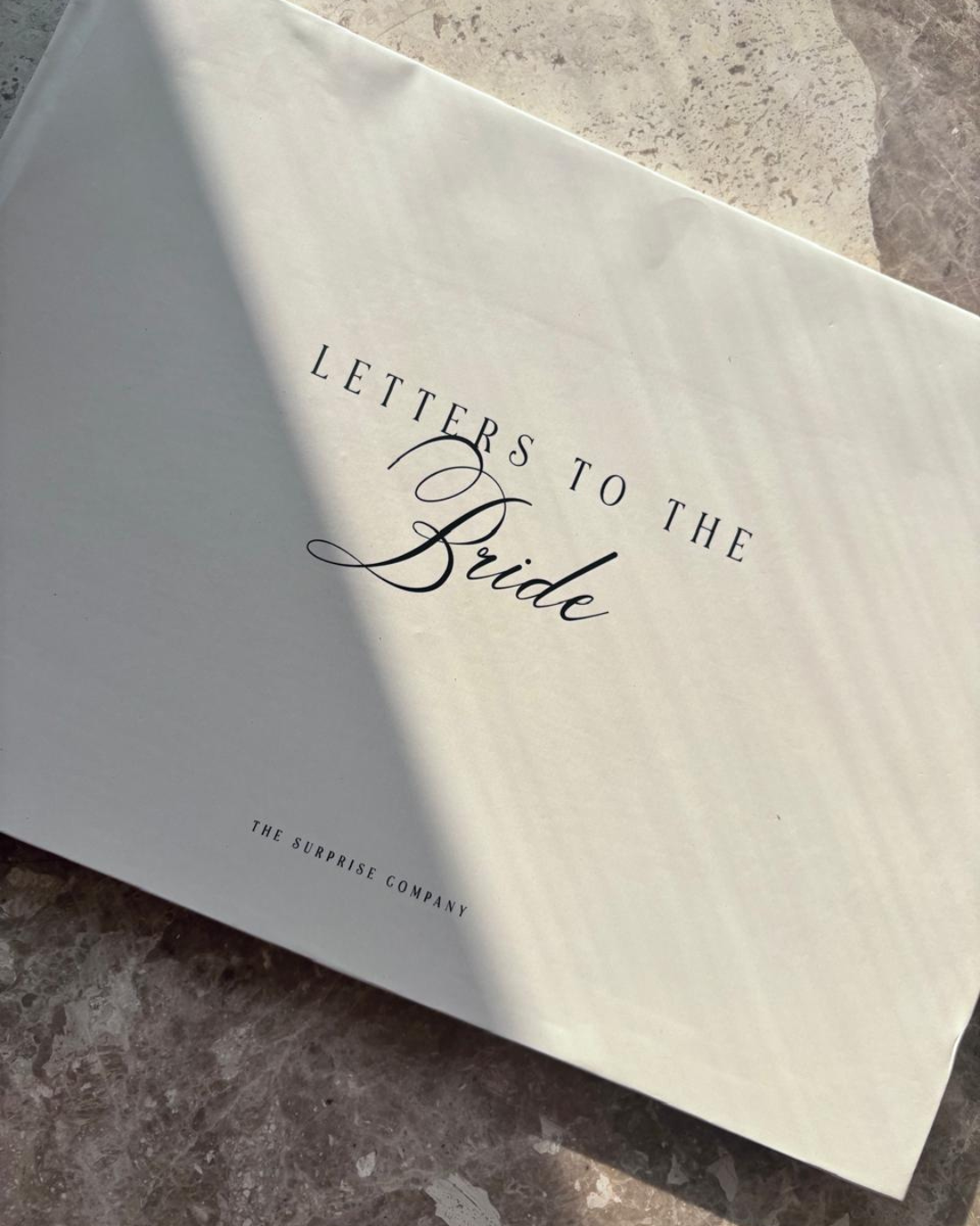 Letters to the bride book