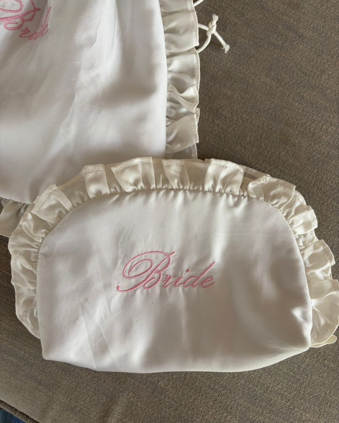 Bridal Satin Pouches