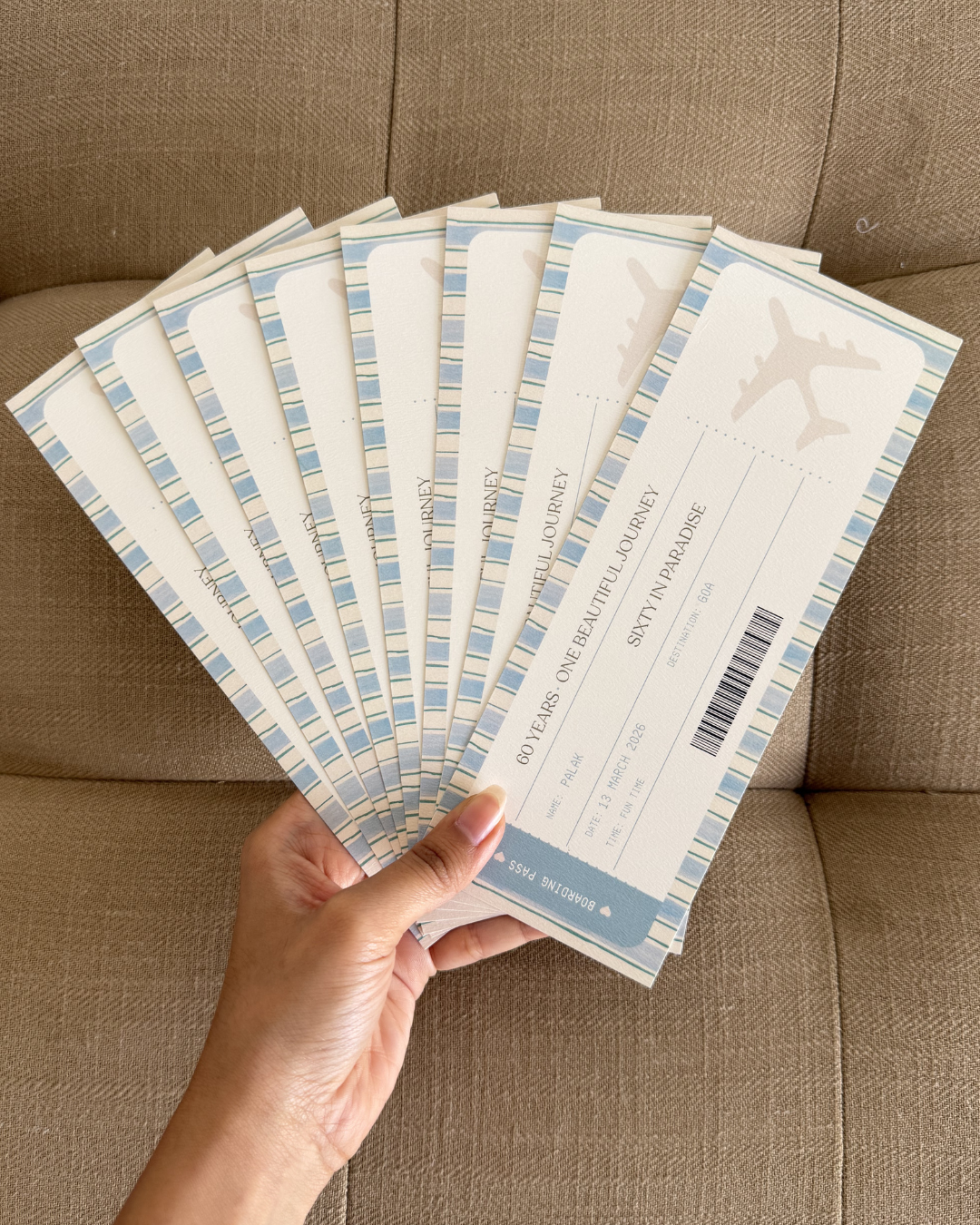 Customised Boarding Pass