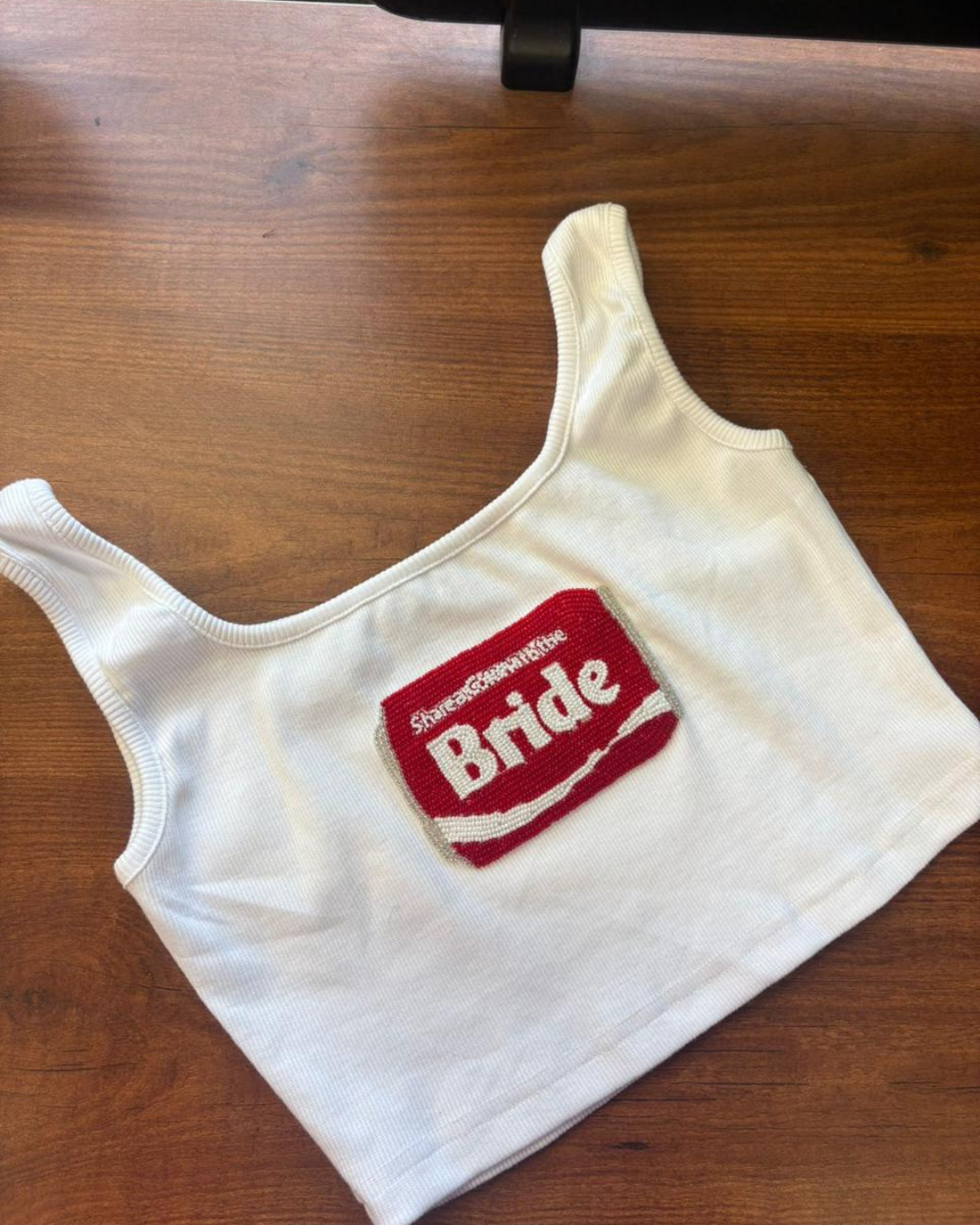 Beaded Coke Tank Top