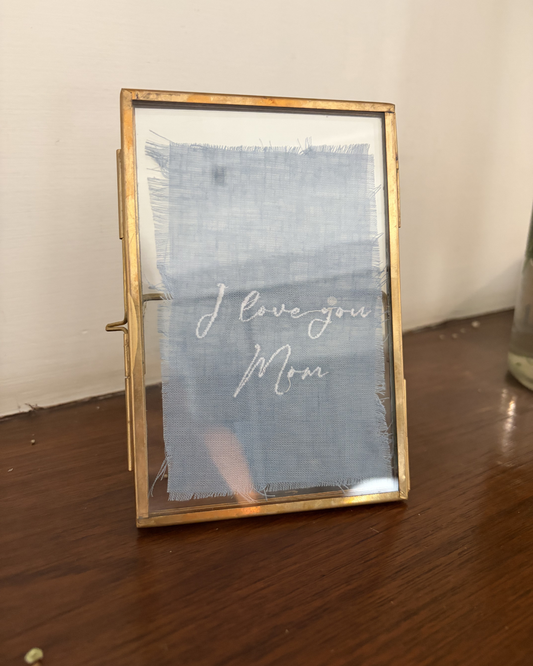 A5 Custom Embroidered Keepsake Frame