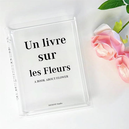 Acrylic Book Vase